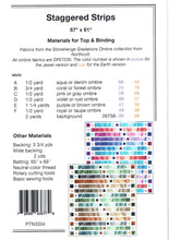 Load image into Gallery viewer, Staggered Strips Quilt Kit