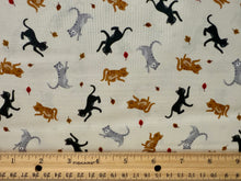Load image into Gallery viewer, Lewis & Irene - Small Things Snuggle Season - Cats - 1/2 YARD CUT