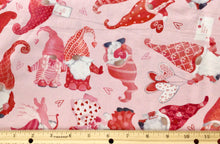 Load image into Gallery viewer, Benartex - Be My Gnome - Sweet Gnomes Lt Pink - 1/2 YARD CUT