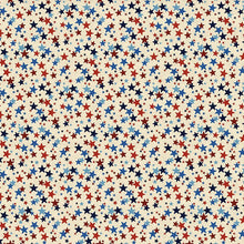 Load image into Gallery viewer, Timeless Treasures - Star Spangled - USA Mini Stars - 1/2 YARD CUT