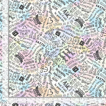 Load image into Gallery viewer, Timeless Treasures - Have Faith - Words - 1/2 YARD CUT