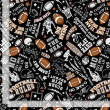 Load image into Gallery viewer, Timeless Treasures - Football Rules - 1/2 YARD CUT