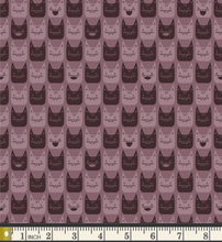 Load image into Gallery viewer, Art Gallery - Ghostly & Haunted - Midnight Meows - 1/2 YARD CUT