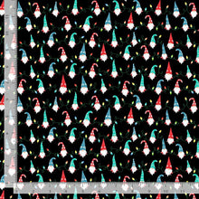 Load image into Gallery viewer, Timeless Treasures - Christmas Gnome String Lights - 1/2 YARD CUT
