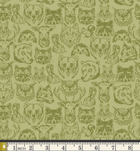 Load image into Gallery viewer, Art Gallery Fabrics - Happy Camper - Wildlife Buddies - 1/2 YARD CUT