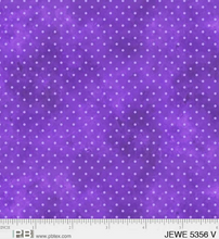 Load image into Gallery viewer, P&B Textiles - Jewel - Pin Dot - Violet - 1/2 YARD CUT