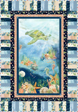 Load image into Gallery viewer, On Key Quilt Kit featuring Ocean Life by Windham