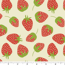 Load image into Gallery viewer, Phoebe Fabrics - Berry Sweet - Berry Toss - 1/2 YARD CUT