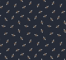 Load image into Gallery viewer, Phoebe Fabrics - Riverview - Wasp Invasion - 1/2 YARD CUT
