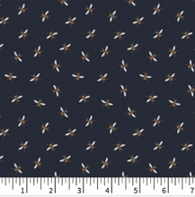 Load image into Gallery viewer, Phoebe Fabrics - Riverview - Wasp Invasion - 1/2 YARD CUT