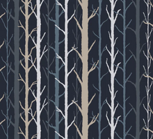 Load image into Gallery viewer, Phoebe Fabrics - Riverview - Midnight Maze - 1/2 YARD CUT