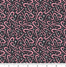 Load image into Gallery viewer, Phoebe Fabrics - Deck the Halls - Christmas Candy Canes - 1/2 YARD CUT