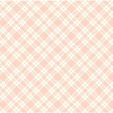 Load image into Gallery viewer, Timeless Treasures - 'Til the Cows Come Home - Bias Plaid - Blush - 1/2 YARD CUT