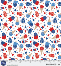 Load image into Gallery viewer, P&B Textiles - Patriotic Minis - Americana Ice - 1/2 YARD CUT
