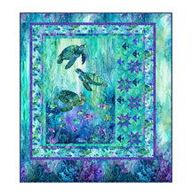Load image into Gallery viewer, Star Fish Quilt Kit featuring Coral Reef by Northcott