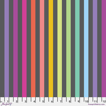 Load image into Gallery viewer, Tula Pink - True Colors Disco Stripe - Carbon - 1/2 YARD CUT