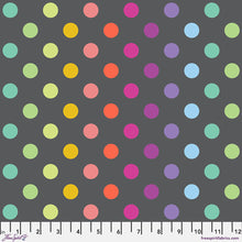 Load image into Gallery viewer, Tula Pink - True Colors Disco Poms - Carbon - 1/2 YARD CUT
