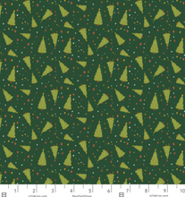 Load image into Gallery viewer, RJR - A Little Christmas - Tis the Season - Pine Green - 1/2 YARD CUT