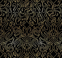 Load image into Gallery viewer, Ruby Star Society - Fireglow - Scribe - Black Metallic - 1/2 YARD CUT