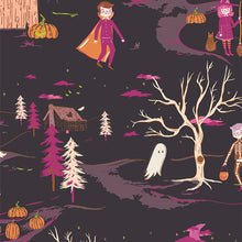 Load image into Gallery viewer, Art Gallery - Spooky 'n Witchy - Peppermint's Tale Twilight - 1/2 YARD CUT