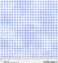 Load image into Gallery viewer, P&B Textiles - Sorbet - Gingham - Cornflower - 1/2 YARD CUT