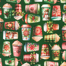 Load image into Gallery viewer, Robert Kaufman - Frosted - Hot Chocolate Green - 1/2 YARD CUT