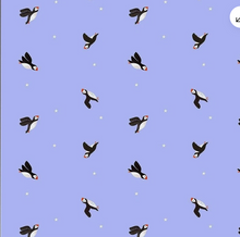 Load image into Gallery viewer, Dear Stella - Northern Skies - Thistle Puffins - 1/2 YARD CUT