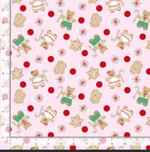 Load image into Gallery viewer, Dear Stella - Feline Festive - Gingerbread Christmas - 1/2 YARD CUT