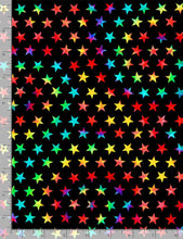 Load image into Gallery viewer, Timeless Treasures - Tie Dye Groovy Stars - 1/2 YARD CUT