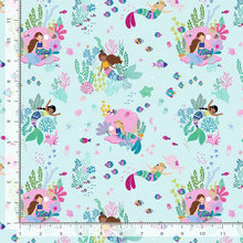 Load image into Gallery viewer, Dear Stella - Make Waves - Mermaid for Each Other - 1/2 YARD CUT