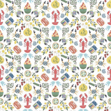 Load image into Gallery viewer, Dear Stella - Wanderlust - Olive You - White - 1/2 YARD CUT