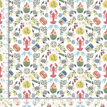Load image into Gallery viewer, Dear Stella - Wanderlust - Olive You - White - 1/2 YARD CUT
