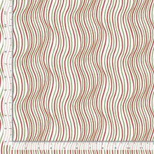 Load image into Gallery viewer, Dear Stella - Wreck the Halls - Candy Cane Stripe - 1/2 YARD CUT