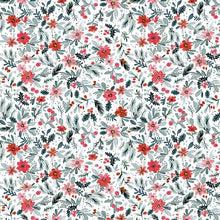 Load image into Gallery viewer, Dear Stella - Sweater Weather - Holiday Floral - 1/2 YARD CUT