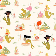 Load image into Gallery viewer, Dear Stella - Seafarer - Mermaids - 1/2 YARD CUT