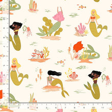 Load image into Gallery viewer, Dear Stella - Seafarer - Mermaids - 1/2 YARD CUT