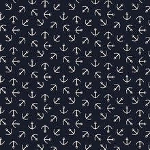 Load image into Gallery viewer, Dear Stella - Seafarer - Anchors - 1/2 YARD CUT