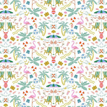 Load image into Gallery viewer, Dear Stella - Paradise Royale - White - 1/2 YARD CUT