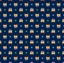 Load image into Gallery viewer, Dear Stella - Meowter Space - Laser Cat - 1/2 YARD CUT