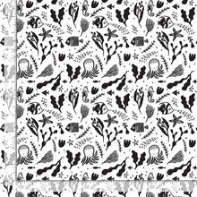 Load image into Gallery viewer, Dear Stella - Reef Life - Main White - 1/2 YARD CUT