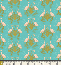 Load image into Gallery viewer, Art Gallery Fabrics - Stillwater - Egret Dance - 1/2 YARD CUT