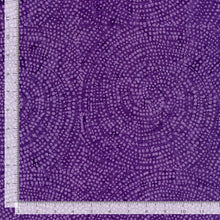 Load image into Gallery viewer, End of Bolt - Tonga Batik Dotty Spiral Violet - 27"