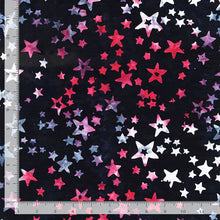 Load image into Gallery viewer, Timeless Treasures - Tonga Batik Stars of All Sizes Honor - 1/2 YARD CUT