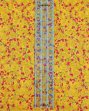 Load image into Gallery viewer, Timeless Treasures - Lotus Garden - Cherry Blossom Branches Metallic - 1/2 YARD CUT