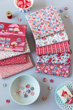 Load image into Gallery viewer, Tilda Fabrics - Village Life Burgundy - Fat Quarter Bundle