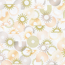 Load image into Gallery viewer, Robert Kaufman - Summerstone - Rainbows Parchment - 1/2 YARD CUT
