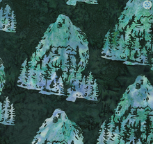 Load image into Gallery viewer, Hoffman - Bali Batik - Bigfoot Forest Hunter - 1/2 YARD CUT