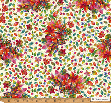 Load image into Gallery viewer, Hoffman - Yuletide Blooms - Poinsettias - 1/2 YARD CUT