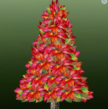 Load image into Gallery viewer, Hoffman - Yuletide Blooms - Poinsettia Tree Panel