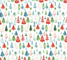 Load image into Gallery viewer, Clothworks - Santa Paws - Trees - 1/2 YARD CUT